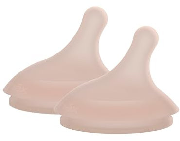 Suavinex, Confezione da 2 Tettarelle per Biberon Anti-Coliche Zero Zero, Flusso Lento (S), Lascia passare poco liquido, Flusso ideale per Latte o Acqua, +0 Mesi, Deep