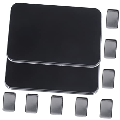 IMIKEYA Leere Lidschattenpalette 2Er-Pack Nachfüllbar Magnetische Make Up Organizer für Rouge Highlighter Lippenstift Robustes Material Vielseitige Aufbewahrungsbox für Mädchenbedarf