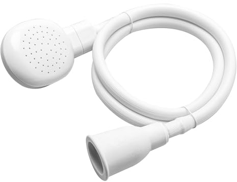 Rumyve Single Tap Shower Spray Hose,Shower Head Spray Hose Bathroom Attachment,Portable Handheld Bath Sink Sprayer for Pet Bathing Washing Grooming Massage