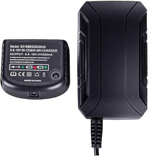 MXJFYY 18V/20V Lithium Ion Battery Charger for Black & Decker, Battery Charger for LCS1620 BL2018 BL2018-XJ BL1518 LBXR20-OPE LBXR20 LB20 LBX20 LBX4020 LBXR20-OPE BL1514 LBXR16 LB2X4020