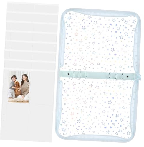 Miniálbum de Fotos A5 con Cremallera y Ranuras para Tarjetas