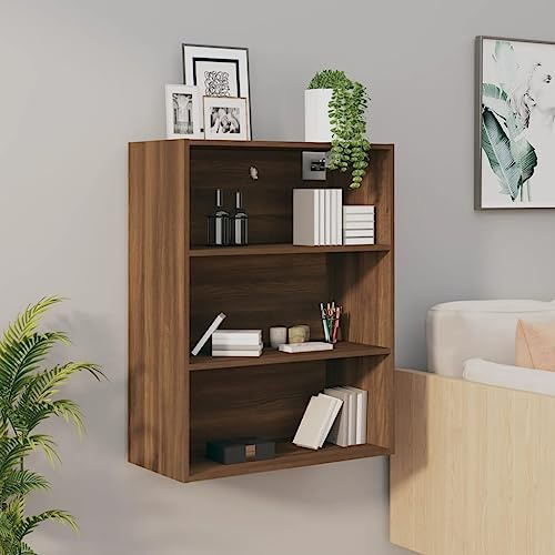 LVHUIDEH Hängeschrank, Werkzeugschrank mit 3 Fächer, Wandhängeschrank für Garage Werkstatt Küche, 69.5 x 32.5 x 90 cm, Holzwerkstoff