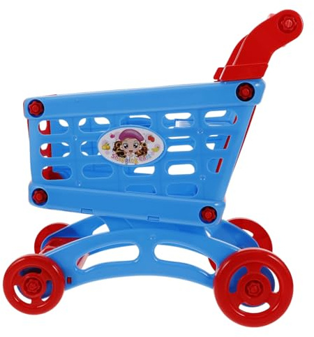 Generisch Einkaufswagen für Einkaufswagen für Kleinkinder Handlicher Trolley für Rollenspiele Fördert Motorische Fähigkeiten und Hand Augen Koordination für Drinnen und Draußen