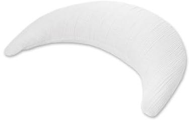 Theraline Plüschmond Stillkissen, Windel Blaubär | Kinderhaus Blaubär: 140x27cm, EPS-Perlen-Füllung, Schwangerschaftskissen, waschbar, Baumwollbezug