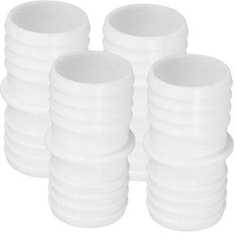 HOLIDYOYO 4Pcs Washing Machine Drain Hose Connector Adapter Flexible Extension Couplers for Secure Laundry Drain Connections and Easy Installation