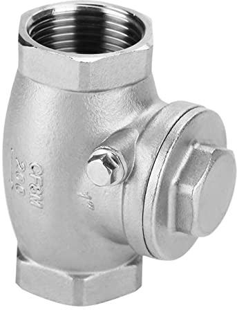 RASTKY Clapet Anti-retour à Battant en Acier Inoxydable Résistant aux Hautes Pressions pour L'eau et les Huiles - Filetage Femelle DN25 de 1 Pouce