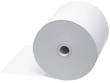 coreless - 50 Thermorollen 57mm x 36mm x 12mm ohne Plastikkern - Rolle aus Thermopapier