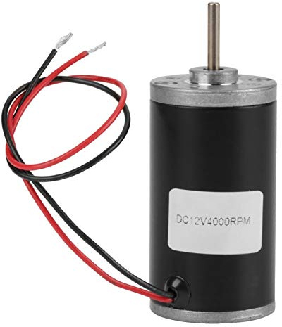 Tyenaza Moteur DC 31ZY 12V 4000rpm | Moteur à Courant Continu Couple Élevé 6V/12V/24V 3500-8000tr/min Aimant Permanent CW/CCW pour Projets DIY