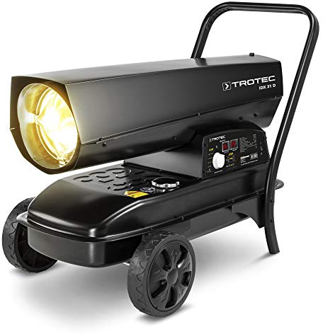 TROTEC Calefactor por fueloil IDX 31 D Depósito de combustible integrado con indicador de nivel