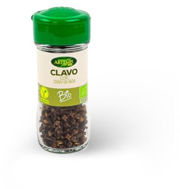 ARTEMISBIO CLAVO en grano especia 25gr. – s’intègre facilement dans une routine de tous les jours, produit multifonction à large champ d’application, poids 25 g et convient à ceux qui privilégient des