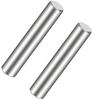PATIKIL 4x25mm(Circa 5/32) Perno di Fissaggio, 25pz 304 Acciaio Inox Cilindrica Perno, Spina Centraggio Perno di Supporto in Metallo
