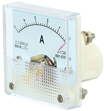 YOKIVE Analogico Pannello Amperometro, 85C1 Ampere Metro Corrente Tester, Ottimo per Ufficio, Arte, Casa, Giornalmente Usa (DC 0-5A)