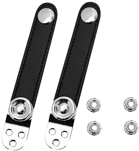 JOINPAYA Accordion Bellows Straps with Buckles Cowhide Leather Replacement Straps Accordion Accessories for Most Accordions Suitable for Concerts Practice and Performance 2 Pack