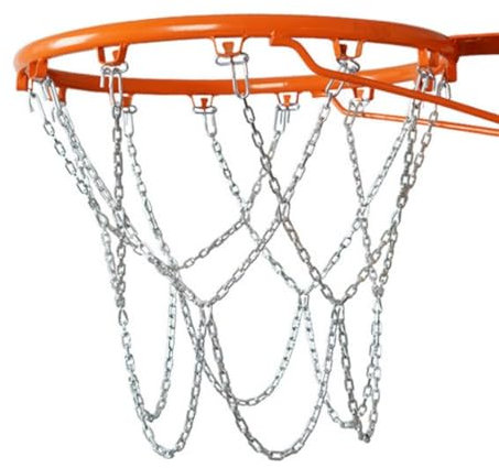 Kapmore Universal Metall Basketballnetz Rostfrei Heavy Duty Stahl Kettennetz Basketball Zubehör