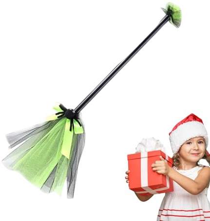 Halloween Hexen Besen Halloween Hexenbesen Requisiten Fotokabinen Zubehör für Halloween Kostüm Spukhaus Cosplay Kostüm Partys