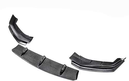 REMAZ Auto Frontspoiler für BMW 5 Series G30 G31 G38 520i 530i 540i M-Sport 2017-2019, Kohlefaser Frontstoßstange Splitter Lip Body Kit Splitter Antikollision Auto Zubehör