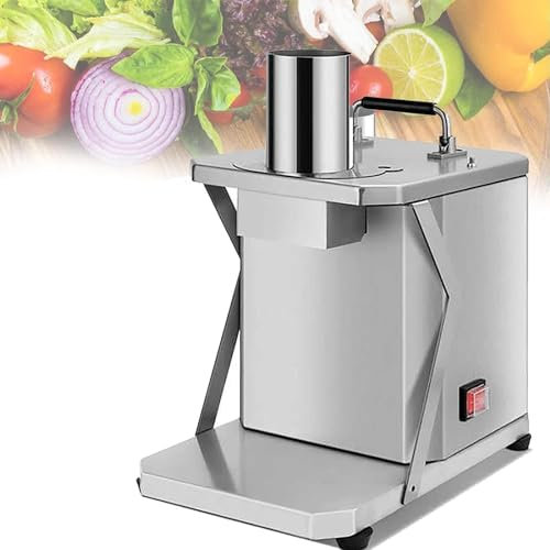 Máquina trituradora de frutas y verduras comercial, cortador automático de dados para alimentos