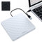 ORIGBELIE External CD DVD Drive for Laptop, USB 3.0 Type-C Ultra Slim 13mm DVD Player Portable CD DVD +/-RW Drive CD Burner Reader Writer Recorder for Desktop PC Windows 11/10/8/7 Linux Mac OS (White)
