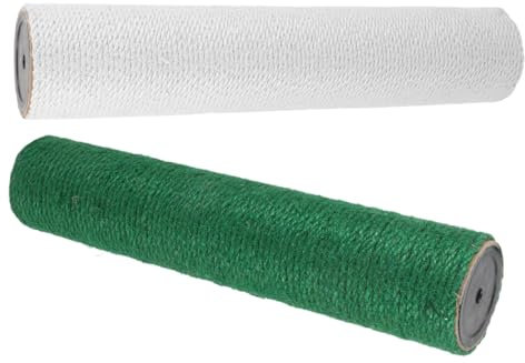 ROMISBABA 2piezas Rascador para Gato Repuesto De Cuerda De Yute De Postes De Arañazo Resistentes Al Desgaste Accesorios para y Protección De Muebles