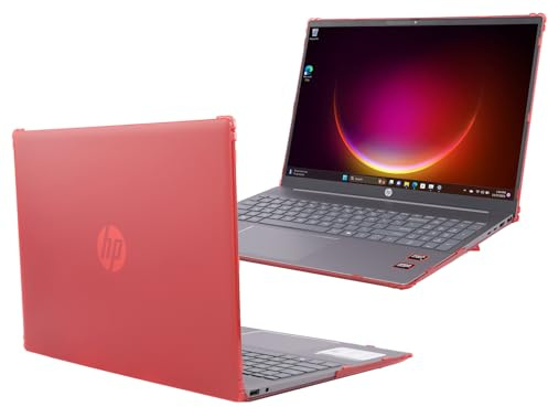 mCover Case ONLY Compatible for 2024+ HP Pavilion 16-inch Laptop PC 16-AFxxxx / 16-AGxxxx Series Windows Notebook (NOT Fitting Any Other HP Models)- Red