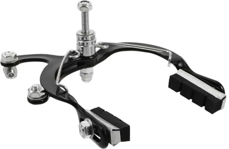 JOINPAYA Bicycle Rear Brake Caliper Rim Brake Replacement Thickened C Clamp for Folding Bikes Black Compatible