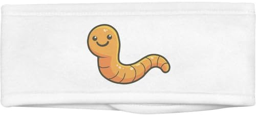 Azeeda 'Cute Smiling Worm' Beauty Head Band/Hair Band (HB00041915)