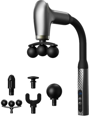 Fierudeng Masaje de Tejido Profundo - Masajeador Eléctrico Para Cuello Y Espalda,Dispositivo De Relajación Muscular,para Mujeres Hombres Cumpleaños Navidad Mamá Papá Esposa Oficina Hogar