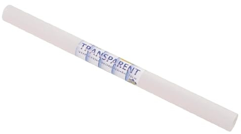 Transparentpapier Extra Stark 115 g/m², 50,5 x 70 cm (5 Rollen, Weiß)
