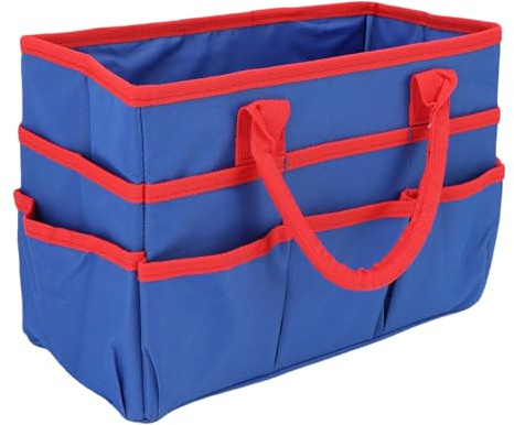 Eminchu Kunst-Organizer, Aufbewahrungstasche für Kunsthandwerk, 600D Oxford-Stoff, Aufbewahrungstaschen für Bastelbedarf mit Mehreren Taschen, Tragetasche, Ideal für Lehrer, Offiziere, Künstler,