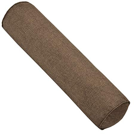Xiang Ru Flachs, einfarbig, Bonbon-Kissenrolle, Nackenrolle für Zuhause, Bett, Sofa, Kissen, Kaffee, 40 x Durchmesser: 10 cm