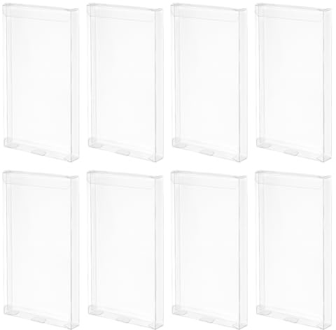 BENECREAT 30 unidades, 18 x 10 x 1,8 cm, caja de PVC, transparente, caja de caramelo, rectángulo, cajas de embalaje, regalo para fiesta de boda, bebé ducha