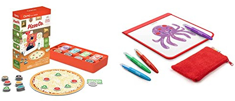 Osmo - Pizza Co. - Ages 5-12 - Communication Skills & Math - Learning Game & Monster - Ages 5-10 - Bring Real-life Drawings to Life - For iPad or Fire Tablet