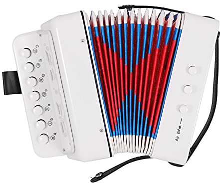 summina Accordion 10 Keys Musical Instrument Abs Material For Boys Girls