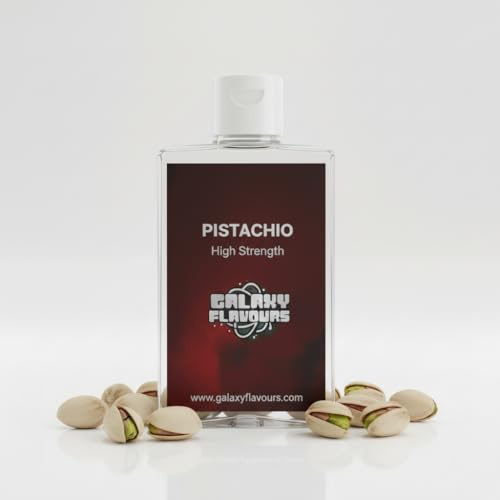 Aroma de pistacho - Aromatizante alimentario de alta potencia - Botella de 100 ml - 250 sabores.