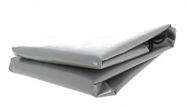 Bâche remorque Lider Seville 32210-13p – 155 x 117 x 10 cm – Toile PVC 640g/m² étanche & renforcé – Gris – Fabrication française