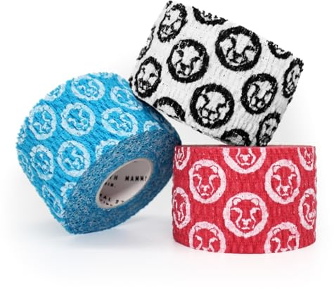 Mammal Strength 2.0 Hook Grip Tape (3er Box) - Kunststofffrei, 5 Meter Rollen, Premium Daumen Super-Sticky Finger Tape - Dehnbar, Flexibel und Leicht Reißbares Grip Tapes (5 Meter x 3 cm)
