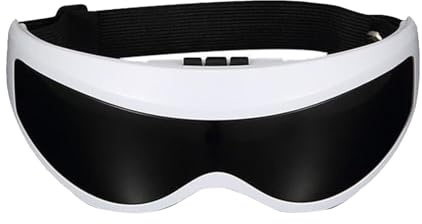 Masajeador ocular recargable, gafas de masaje ocular | Masajeadores oculares recargables con vibración | Dispositivo portátil de cuidado ocular para la relajación de los ojos y