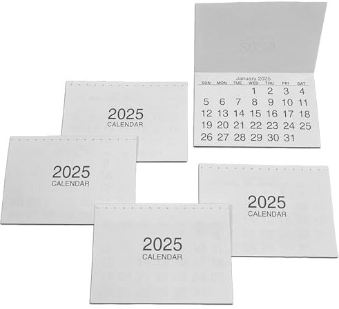 2026 Calendar Tabs Handy Peel N Stick Mini White Month To View Tear Off Pads (5 Calendar Tabs)