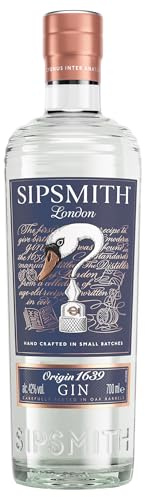 Sipsmith Origin 1639 Gin, 42% ABV, 70cl - Limited edition - Made in London, England