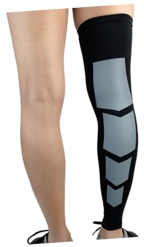Didiseaon Protège-tibias de Sport Noir Unisexe Fermeture Éclair, Taille
