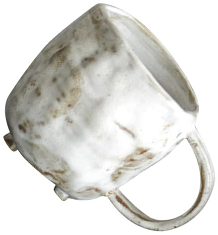 FELTECHELECTR Tazza Ceramica Rustica Giapponese Coppa Per Caffè e Design Elegante e Confortevole Perfetta Per Casa e Ufficio Per Colazione e Bevande Calde Fredde