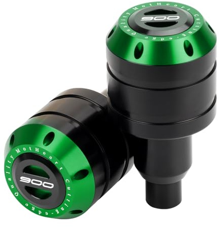 MotHeart Motorrad Sturzpads für Z900 2017-2024 Z900RS 2018-2024 Rahmenprotektoren Crash Pads z900 z900rs Zubehör (Grün)