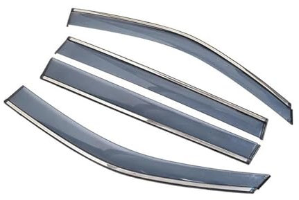 Seitenscheiben-Windabweiser 4X Windabweiser Für VW Für Touran 2016–2023 Autofenster Regen Augenbrauenschutz Sonnenblende Markisenverkleidung Auto Regenabweiser