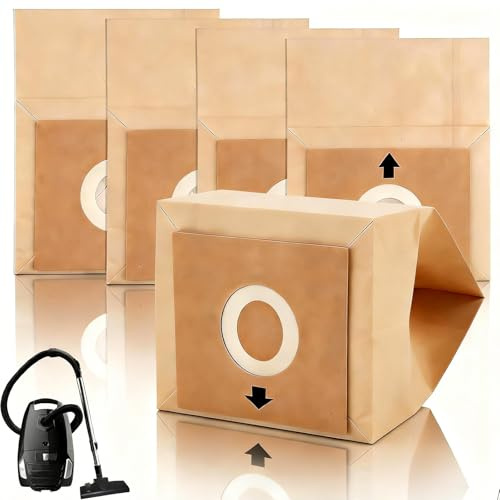 5 Pcs Vacuum Cleaner Bags Compatible with Bush,Hoover,Argos Value VC-401 VC-402 Model, Universal Strong Vacuum Dust Bag fit Multiple Models for VCB35B15C1J7W-70 VYTRONIX RBC02 BC-402 BC-501