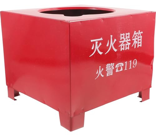 NOLITOY Soporte para Extintor de Incendios de Hierro Resistente Base para Extintor Doméstico de 2-4 Kg Soporte Profesional para Montaje Suelo Accesorio Seguro para Uso Hogar y Oficina