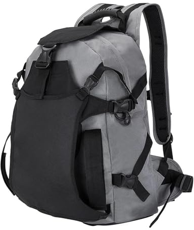 LCQSYE Skischuhtasche mit Helmfach 30-Liter-Skirucksack mit verstellbaren Gurten, wasserdichter Tasche für Skischuhe und Helm, Aufbewahrung für Snowboardschuhe und Skizubehör Skischuhtasche