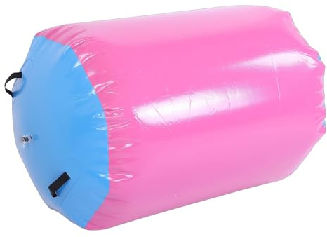 SPYMINNPOO Gymnastics Roller, PVC Water Proof Inflatable Tumbler Backbend Training Tumbling Mat with Airtight for Home Gym