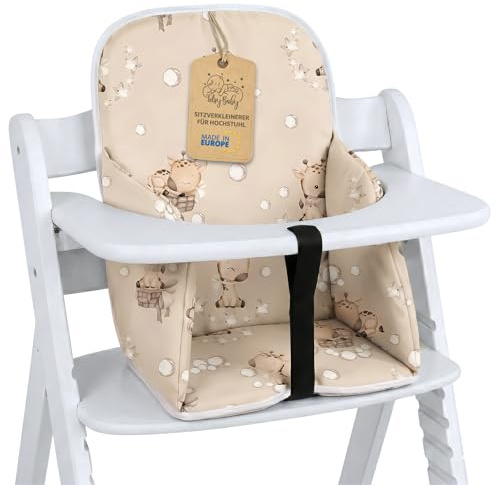 Stolsinsats Matstol Baby Seat Reducer - Universell Stolsdyna Hauck Stokke Högstol Överdrag Babystol Kudde Matplatsstol Sittdyna Giraffer