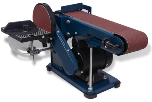 vidaXL Bandschleifer 375W Tellerschleifer Bandschleifmaschine Schleifmaschine