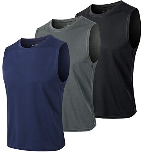 MEETYOO Debardeur Homme Maillot Sport Respirant pour Running Jogging Gym